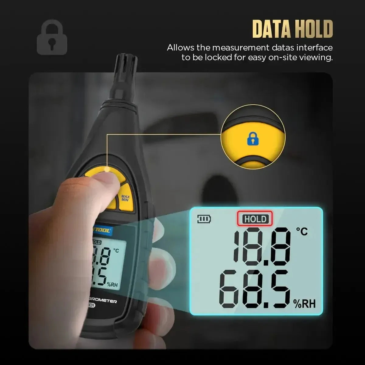 Autool TM101 Thermo-Hygrometer