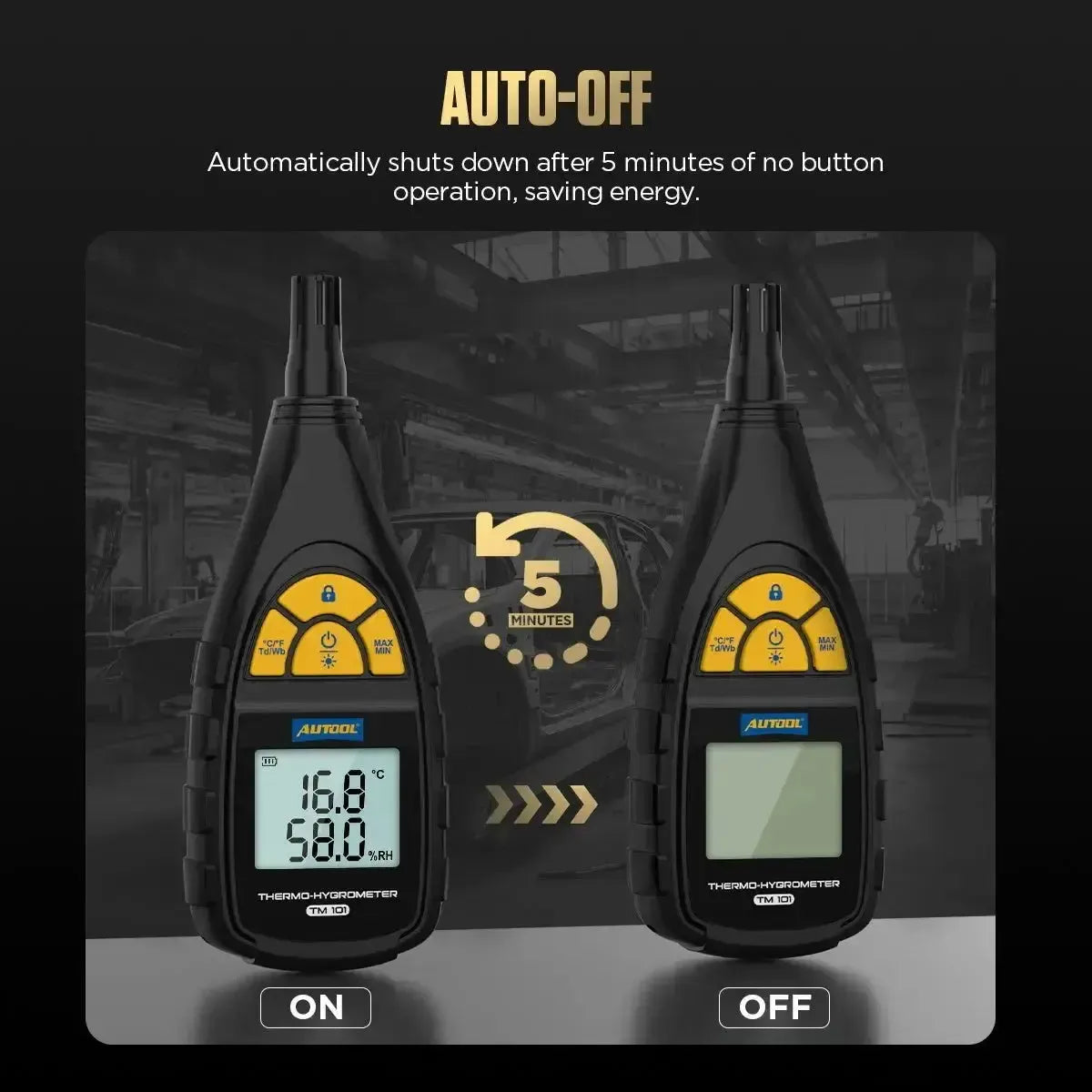 Autool TM101 Thermo-Hygrometer