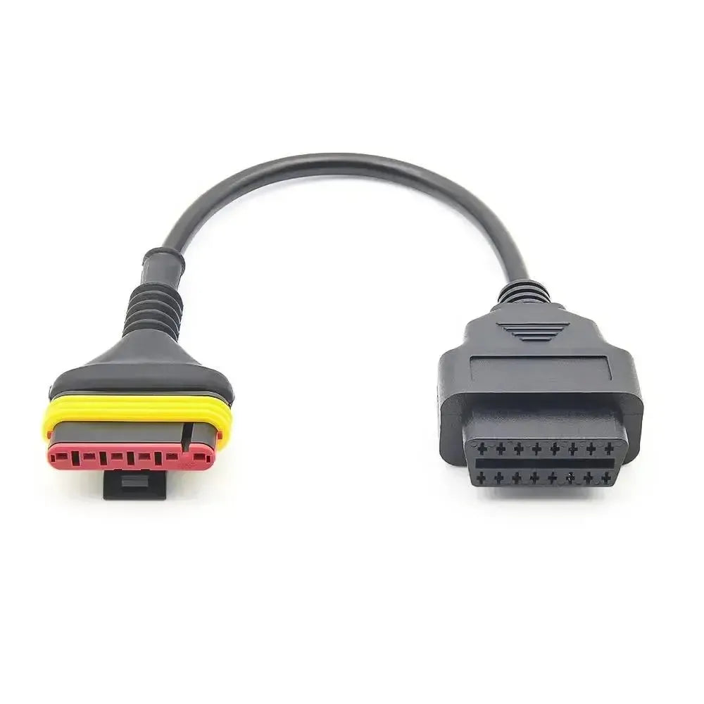 Benelli 6-pins to 16-pins OBD2 Adapter Cable – Motorcycle