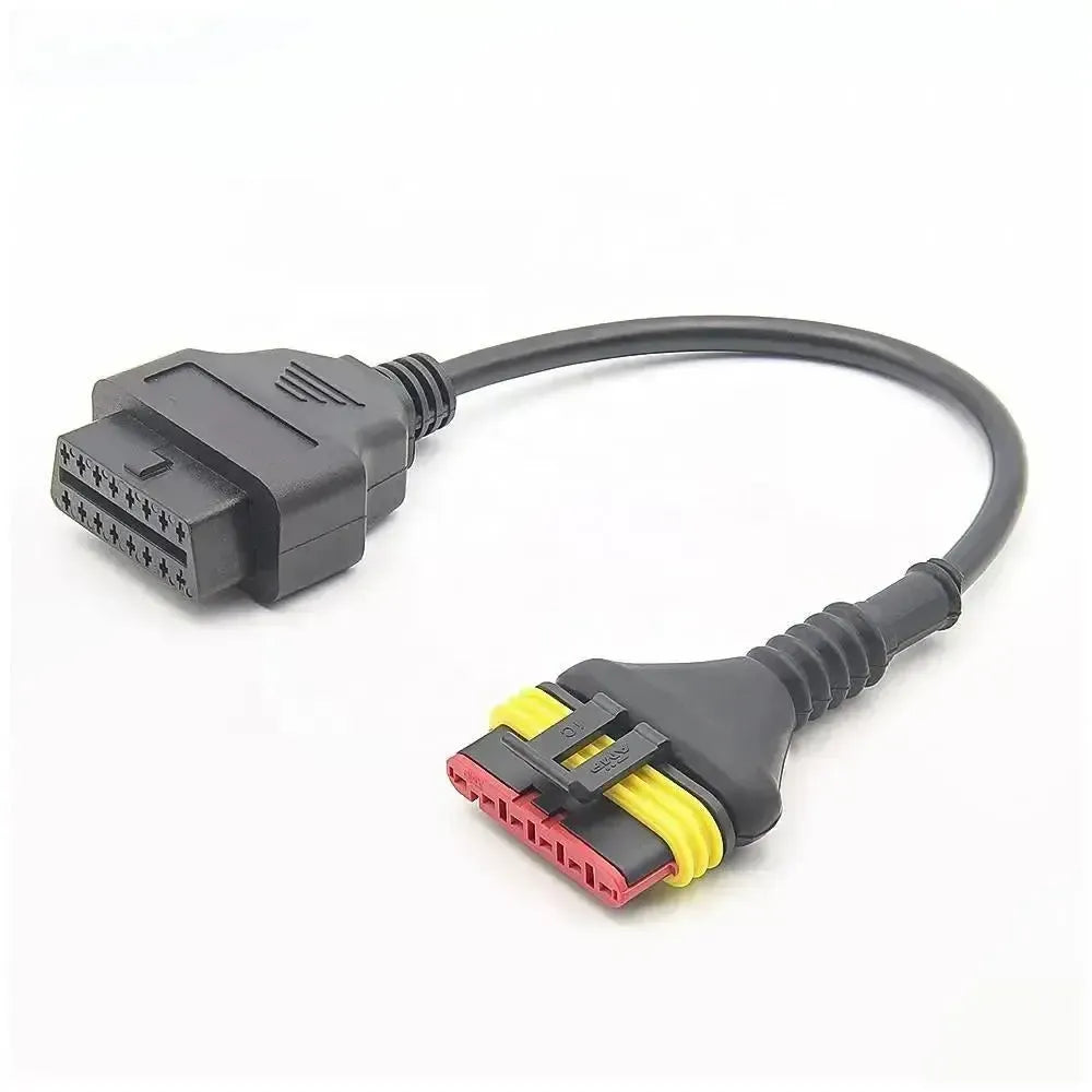 Benelli 6-pins to 16-pins OBD2 Adapter Cable – Motorcycle