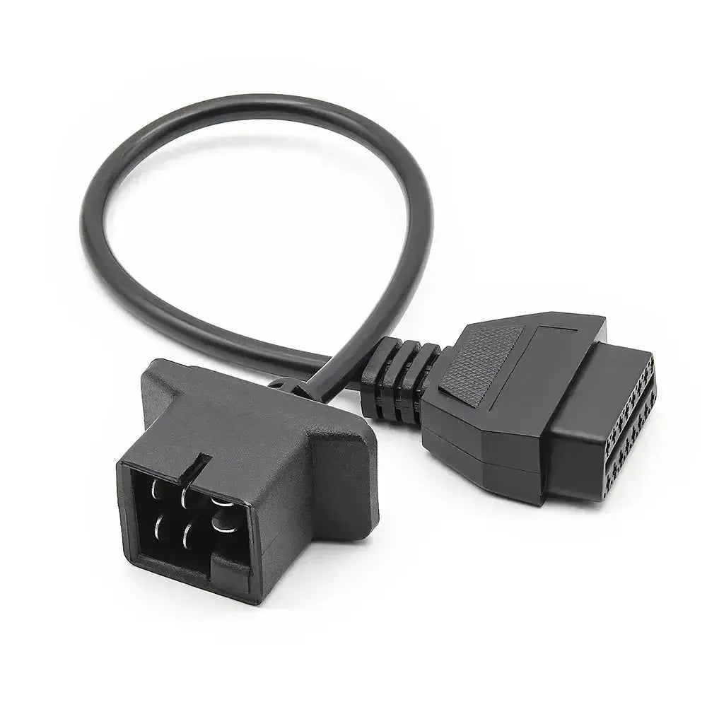 Chrysler 6-pin to 16-pin OBD2 adapter cable – Passenger car