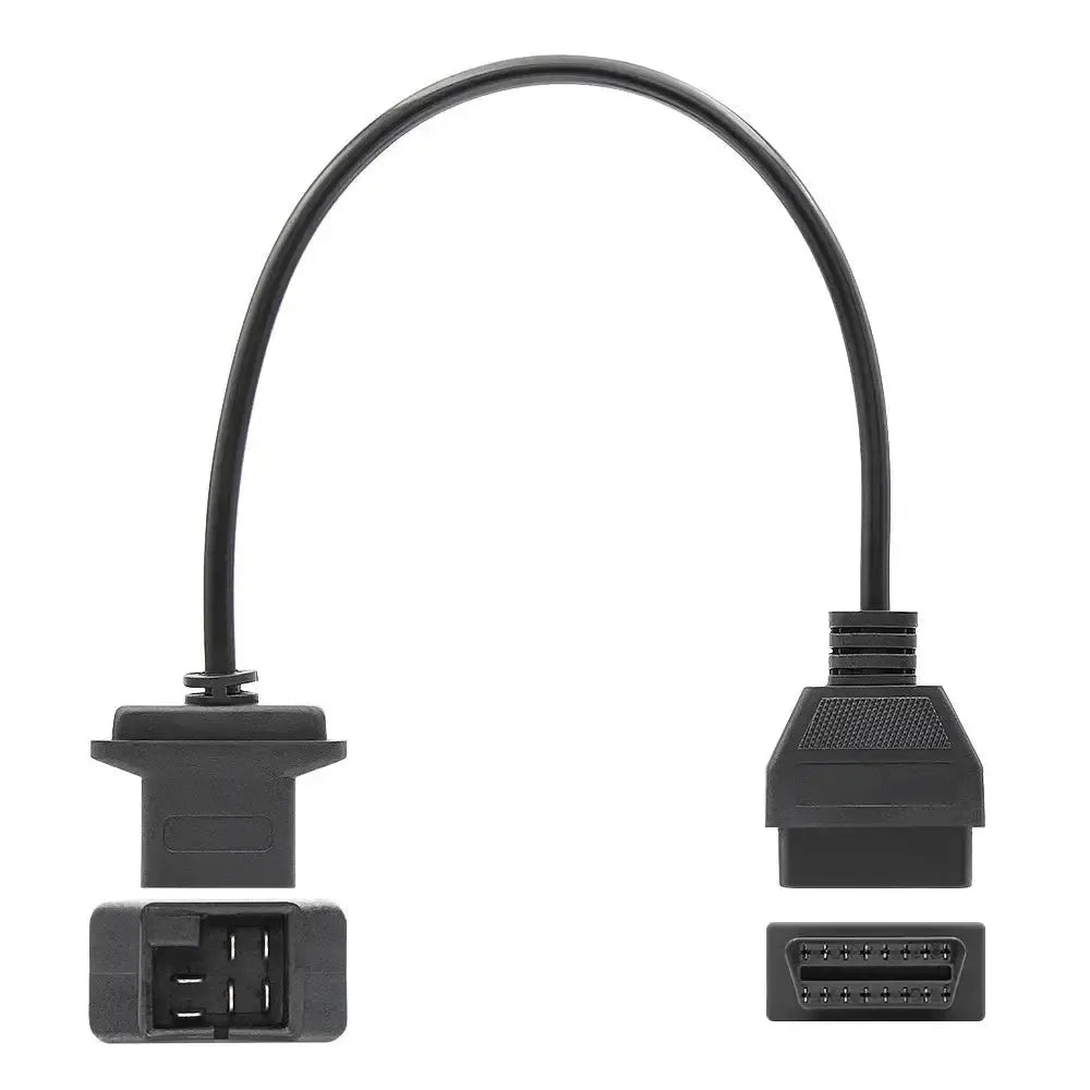 Chrysler 6-pin to 16-pin OBD2 adapter cable – Passenger car