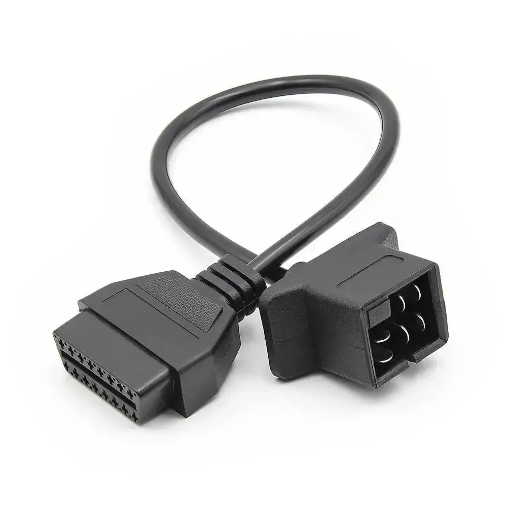 Chrysler 6-pin to 16-pin OBD2 adapter cable – Passenger car