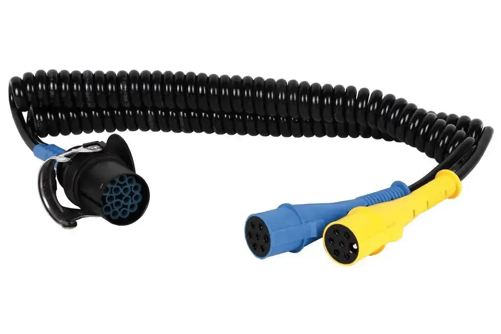 Cojali | Mercedes 15-pins - 7-pins Type-S/N Spiral cable | Trailer