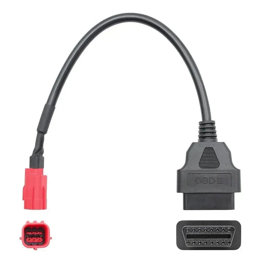 Euro-V 6 Pins OBD - 16 Pins OBD2 Adapter Cable Motorcycle