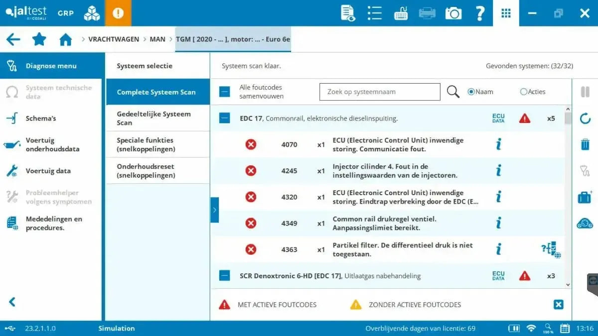 Jaltest CV (Commercial Vehicles) Diagnostic Tool
