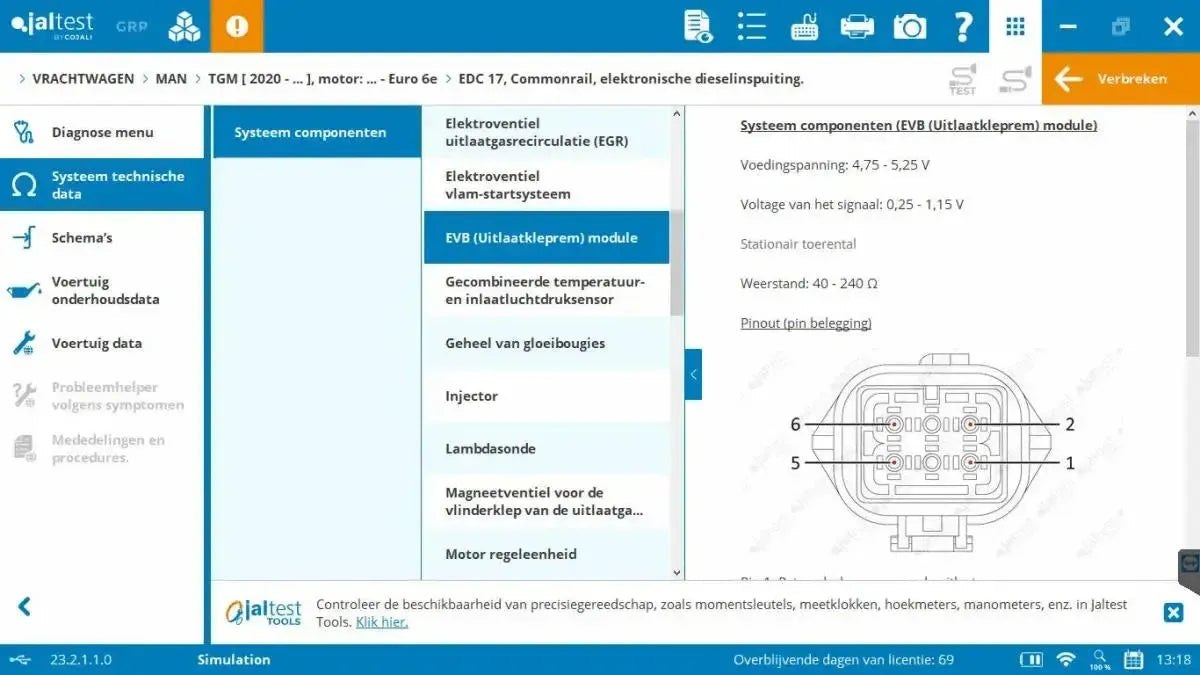 Jaltest CV (Commercial Vehicles) Diagnostic Tool