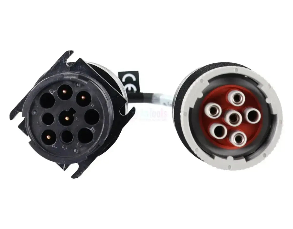 Jaltest German 6 Pins - 9 Pins J1939 Adapter Cable Commercial and Work Vehicle