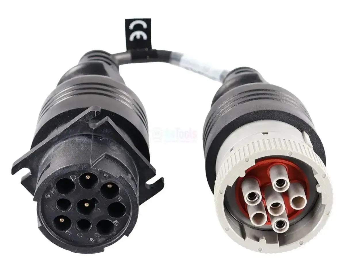 Jaltest German 6 Pins - 9 Pins J1939 Adapter Cable Commercial and Work Vehicle