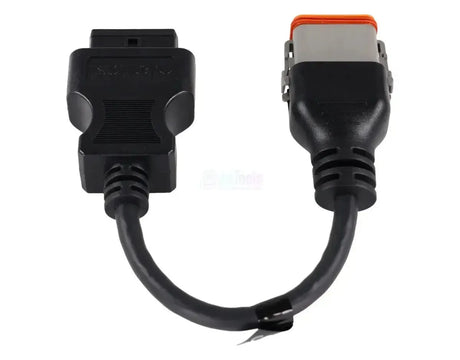 Jaltest Komatsu 12 Pins OBD - 16 Pins OBD2 Adapter Cable for Terrain and Construction Machinery