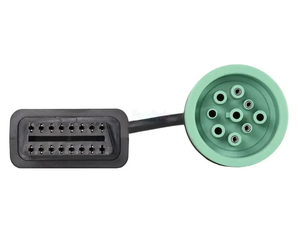 Jaltest (JDC542A) | Liebherr 9-pins OBD - 16-pins OBD2 adapter cable | Combustion engine