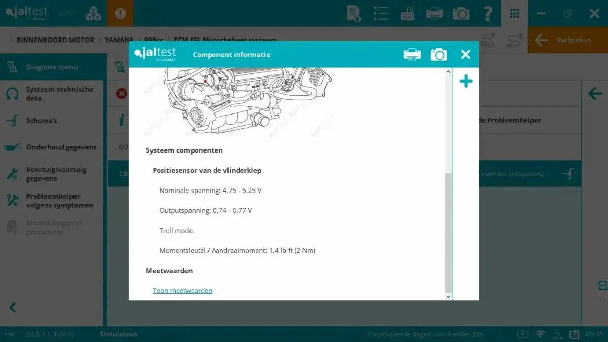 Jaltest Marine (Inboard) Diagnostic Tool