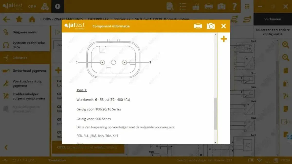 Jaltest Sweeping Machines Diagnostic Tool