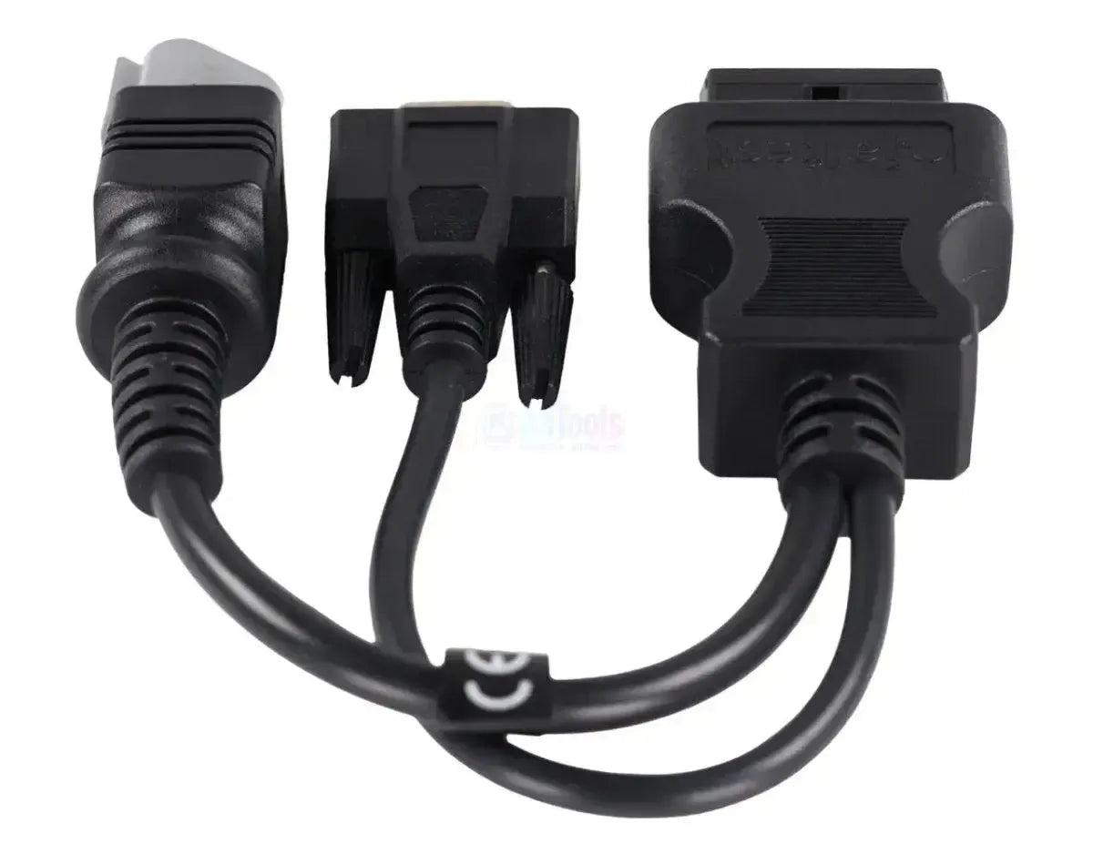Jaltest (JDC518A) | SISU 3+9-pins OBD - 16-pins OBD2 Adapter Cable | Combustion Engine
