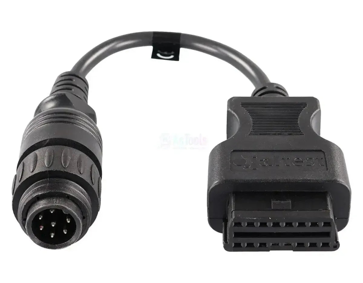 Jaltest (JDC103A) | Wabco/Knorr-Bremse 7-pins - 16-pins OBD2 adapter cable | Trailer