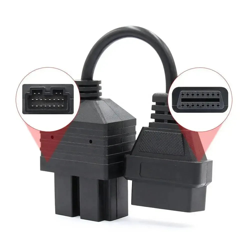 Kia 20-pins OBD1 to 16-pins OBD2 Adapter Cable | Passenger Car