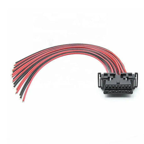 Kia/Hyundai 16 Pins OBD2 Female Connector with 16 Open End Cables 30 cm