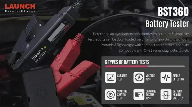 Launch BST360 Battery Tester