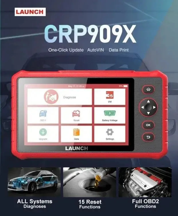 Launch Creader Professional CRP909X Car Diagnostic Tool