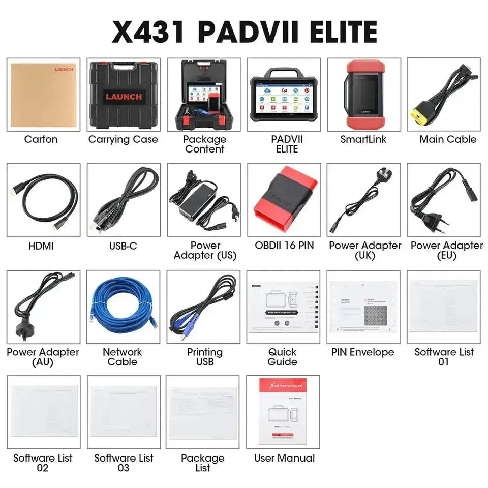 Launch X-431 PAD VII Elite Car Diagnostic Tool