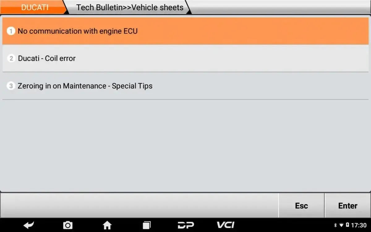 OBDSTAR IScan Ducati Motorcycle Diagnostic Tool