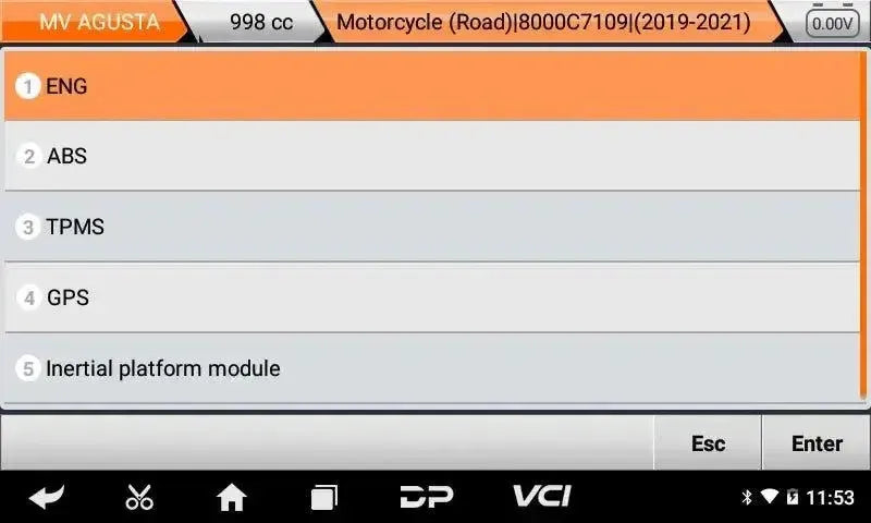 OBDSTAR IScan MV Agusta Motorcycle Diagnostic Tool
