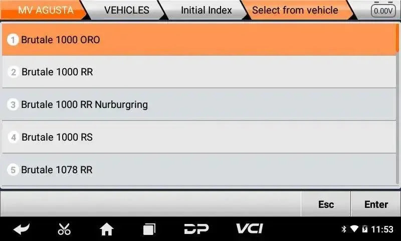 OBDSTAR IScan MV Agusta Motorcycle Diagnostic Tool