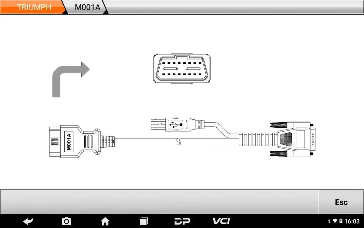 OBDSTAR IScan Triumph Motorcycle Diagnostic Tool