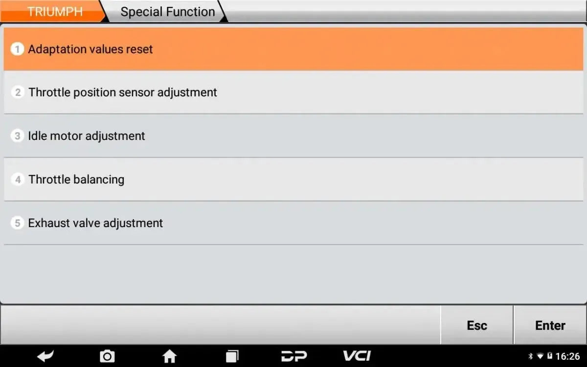 OBDSTAR IScan Triumph Motorcycle Diagnostic Tool