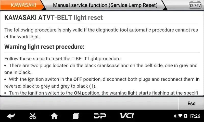 OBDSTAR MS50 Basic Scooter/Motorcycle Diagnostic Tool