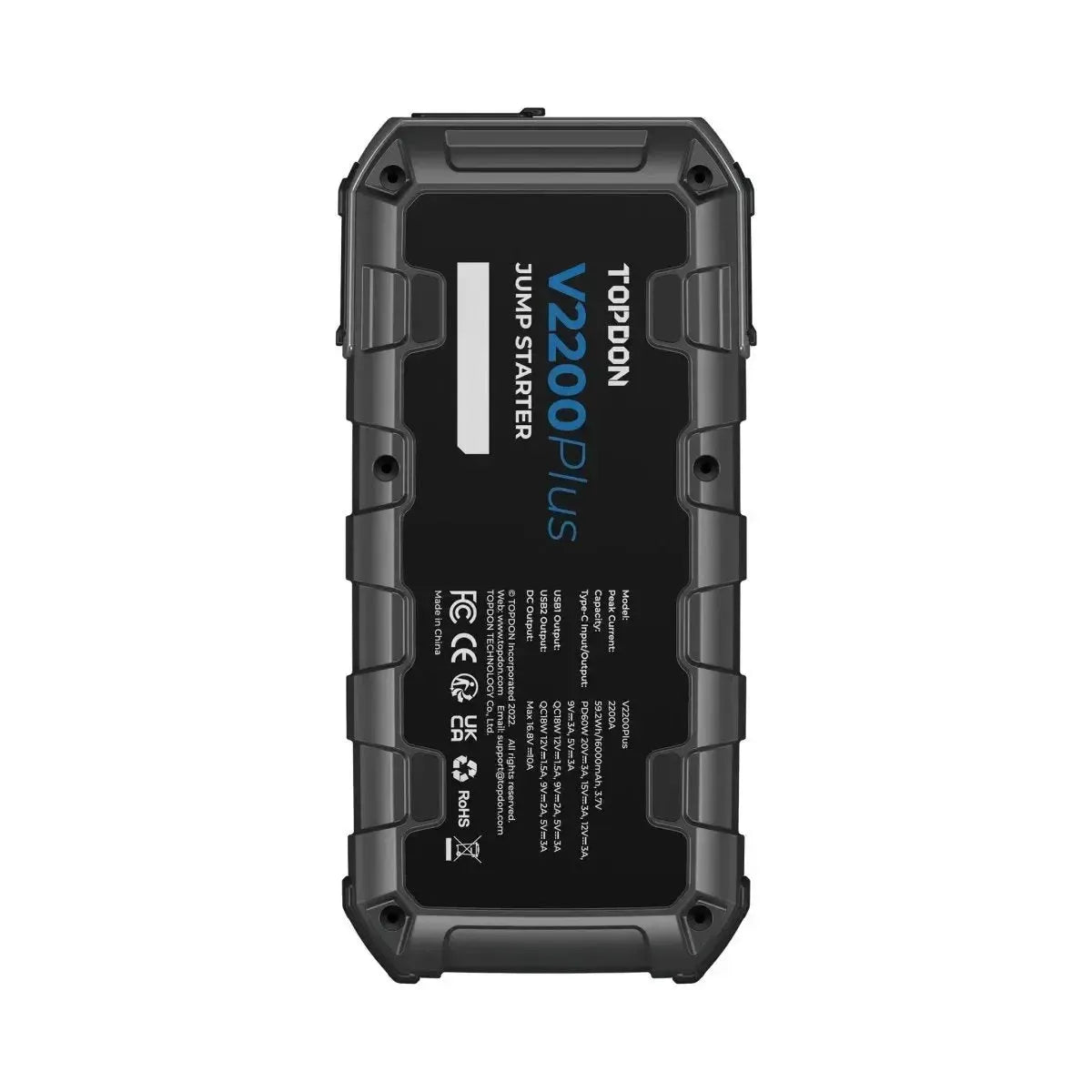 Topdon V2200Plus Jump Starter