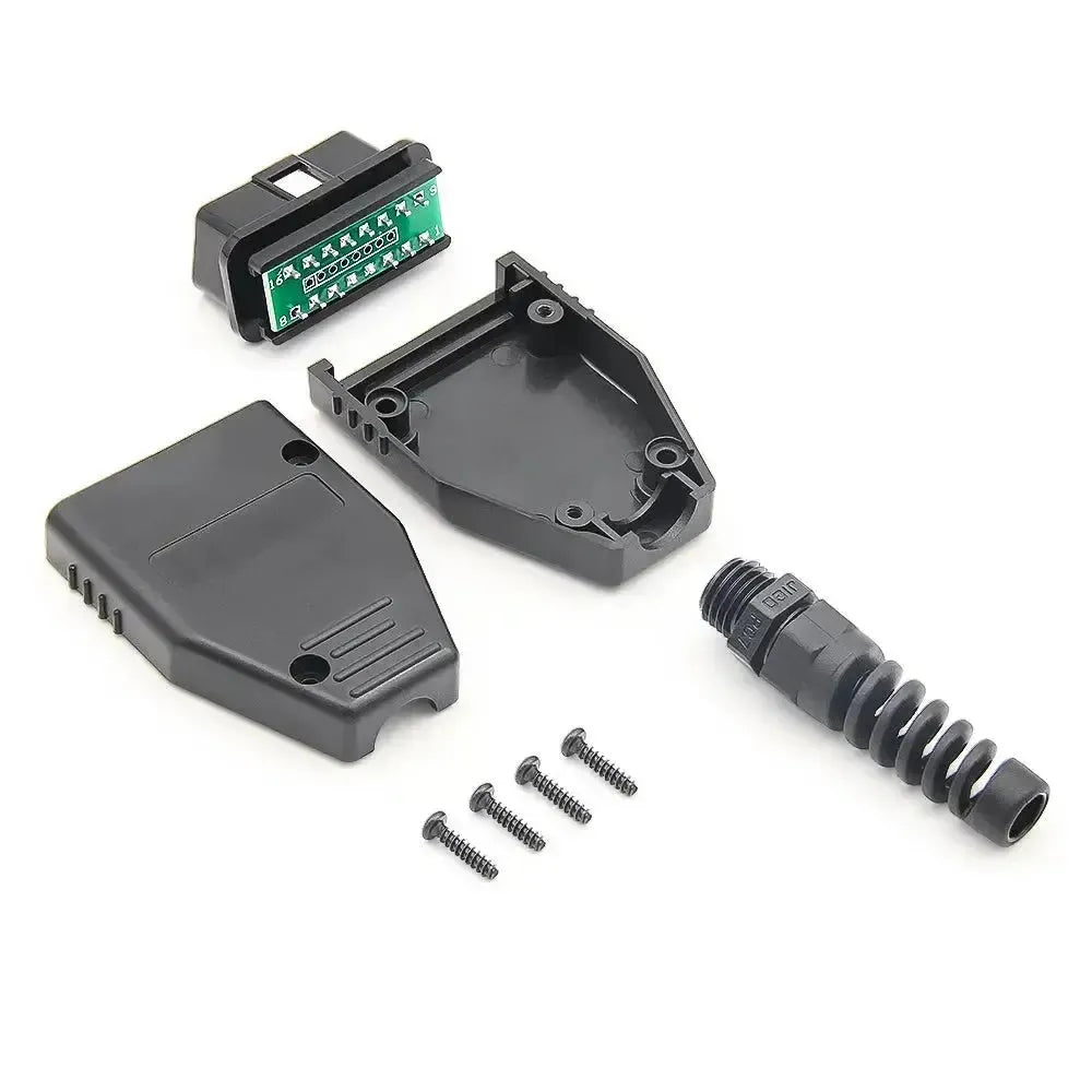 Universal 16-pin OBD2 Male Adapter Plug