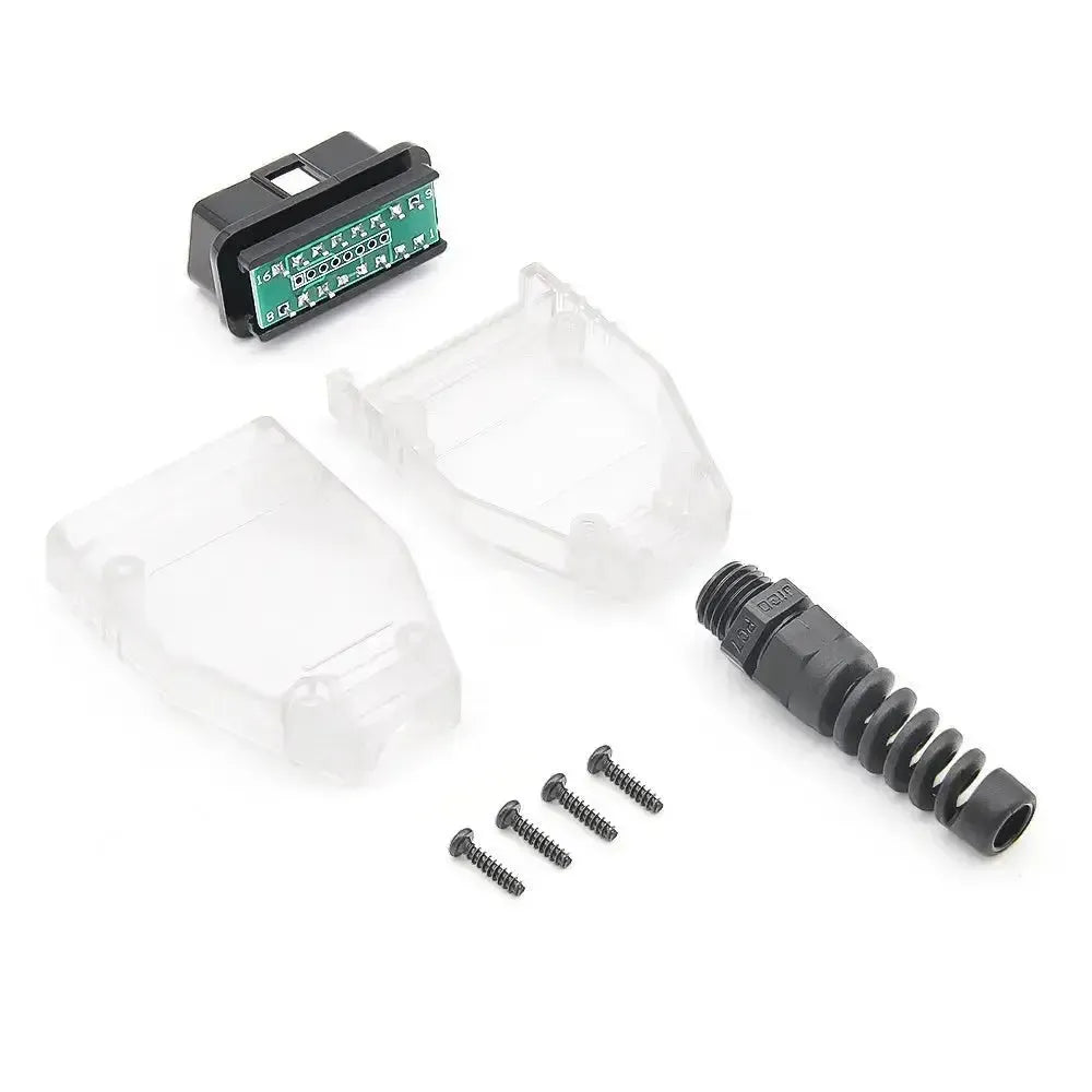 Universal 16-pin OBD2 Male Adapter Plug