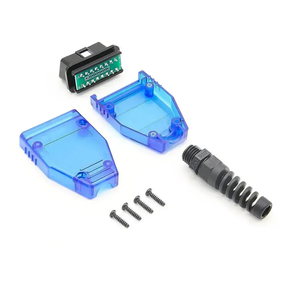 Universal 16-pin OBD2 Male Adapter Plug