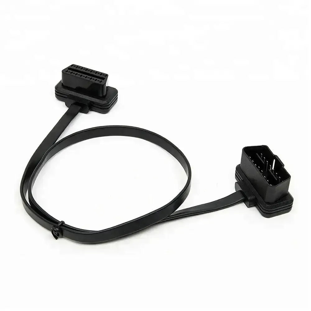 Universal 16-pin OBD2 Flat Extension Cable (60 cm)