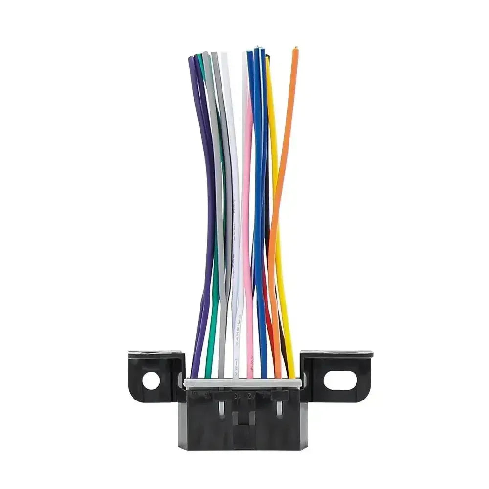 Universal 16-pin OBD2 Port (Female) with 16 Open End Cables - 10 cm