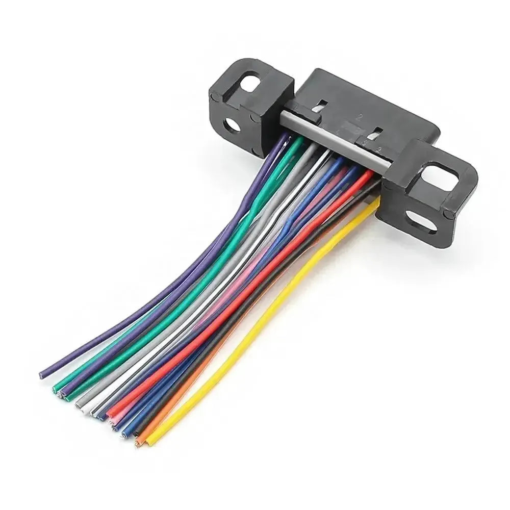 Universal 16-pin OBD2 Port (Female) with 16 Open End Cables - 10 cm