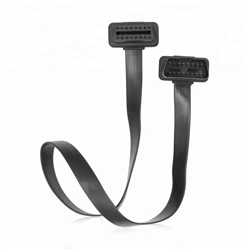 Universal Full 16-pin OBD2 Flat Extension Cable (60 cm)