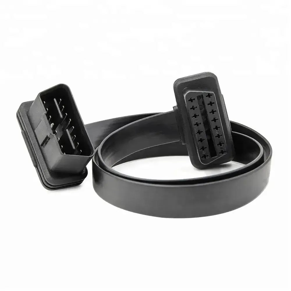 Universal Full 16-pin OBD2 Flat Extension Cable (60 cm)