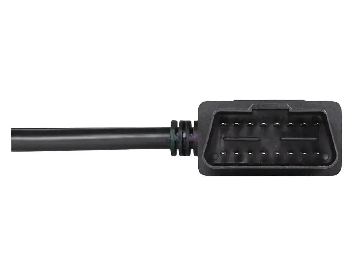 Universal Flat 16-pin OBD2 Extension and Splitter Cable 2-Piece 30 cm