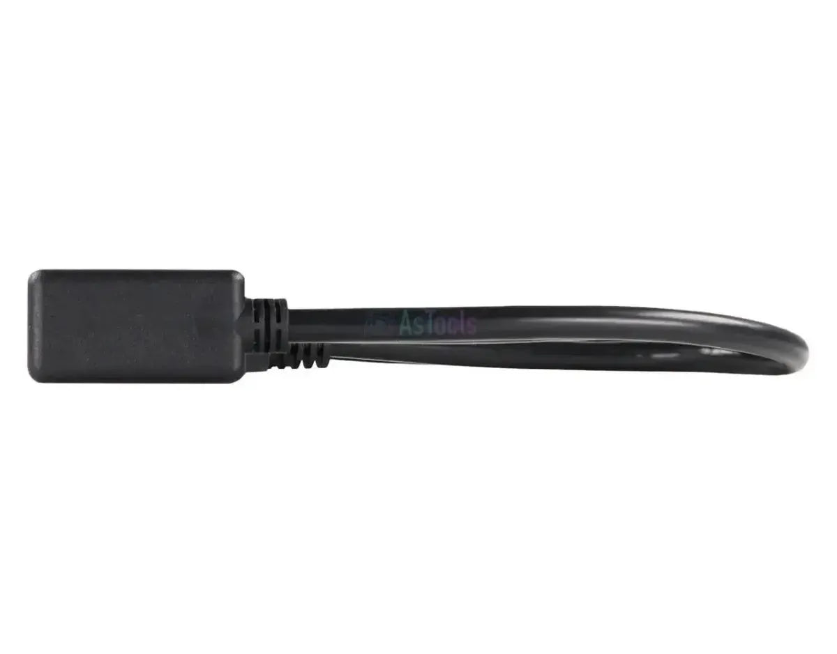 Universal Flat 16-pin OBD2 Extension and Splitter Cable 2-Piece 30 cm