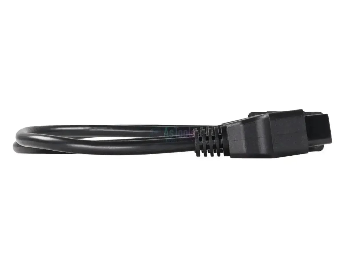 Universal Flat 16-pin OBD2 Extension and Splitter Cable 2-Piece 30 cm