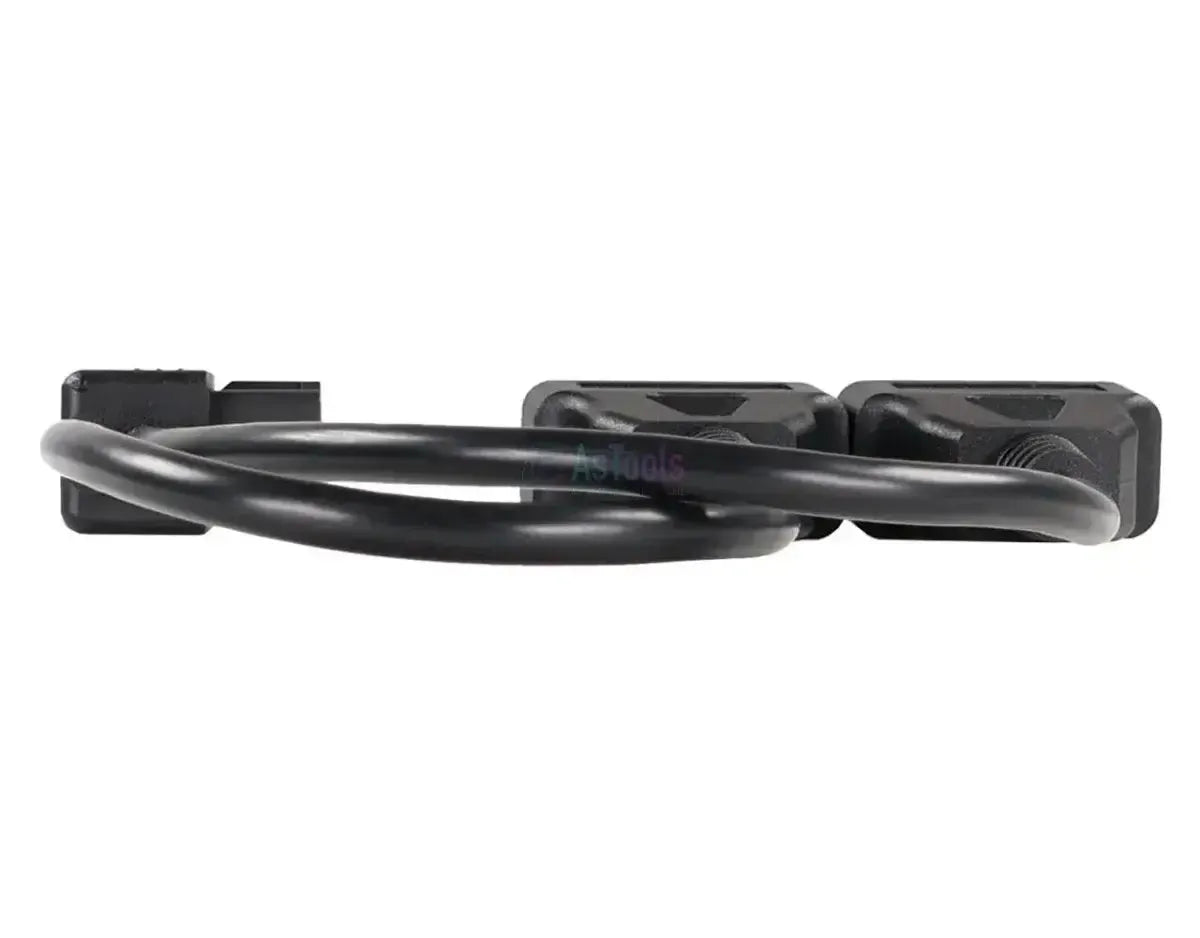 Universal Flat 16-pin OBD2 Extension and Splitter Cable 2-Piece 30 cm