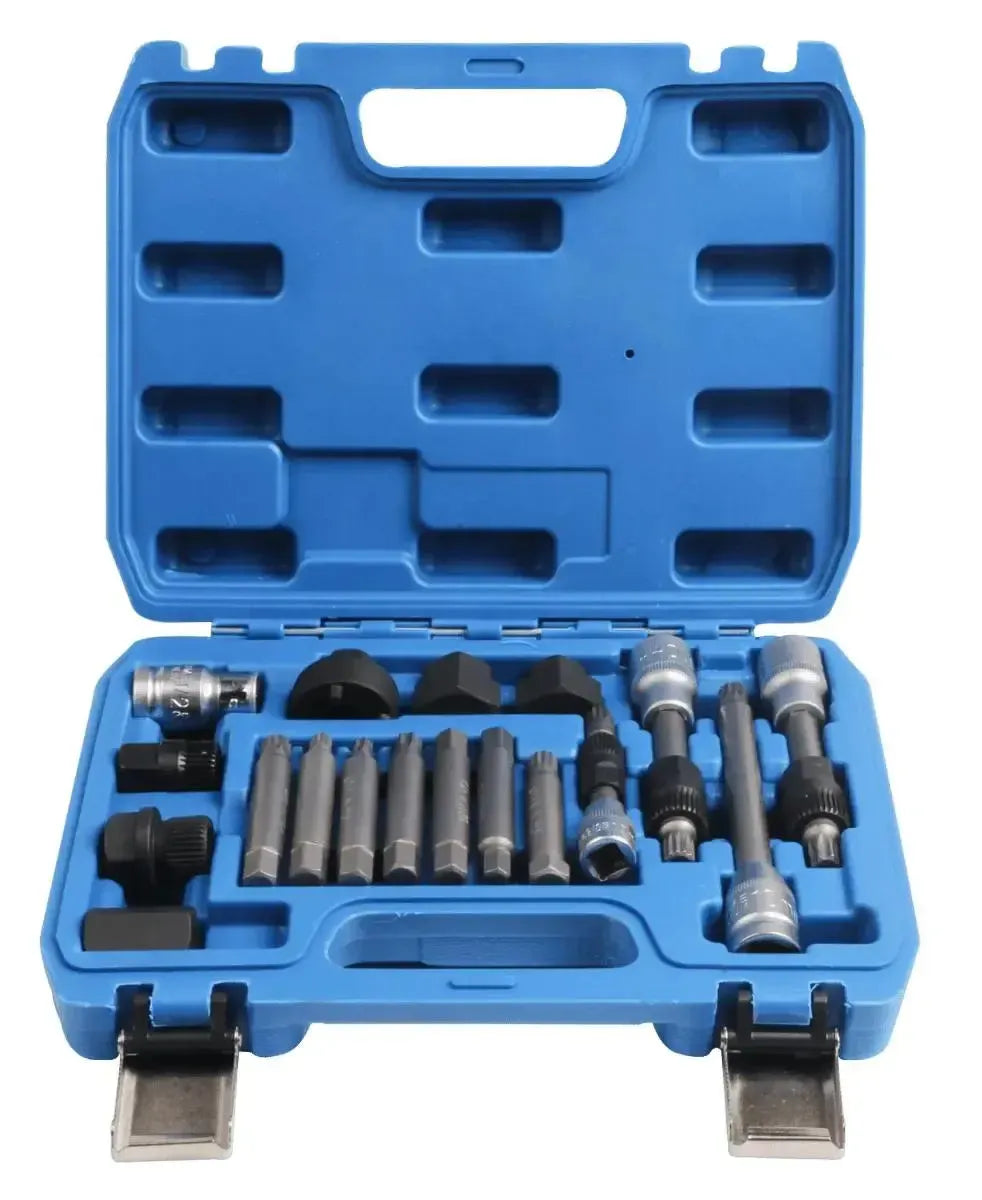 VT01318 Dynamo/Freewheel Pulley Set 18-Piece