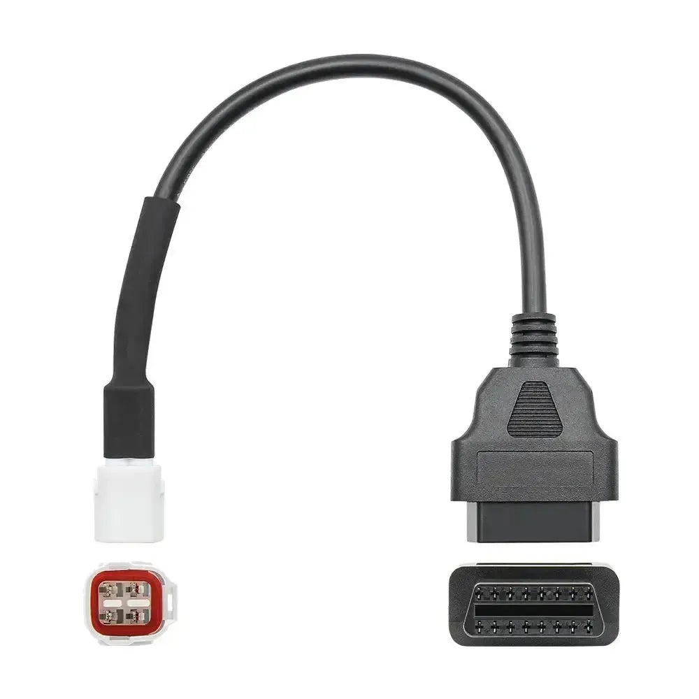 Yamaha 4 Pins OBD - 16 Pins OBD2 Adapter Cable Motorcycle